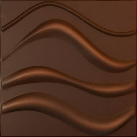 19 5/8in. W X 19 5/8in. H Wave EnduraWall Decorative 3D Wall Panel Covers 2.67 Sq. Ft.